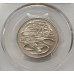 AUSTRALIA 1981 . TWENTY 20 CENTS COIN . VARIETY . 3 1/2 CLAW . PCGS MS63